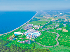 広大な芝生広場