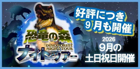 恐竜の森ナイトツアー